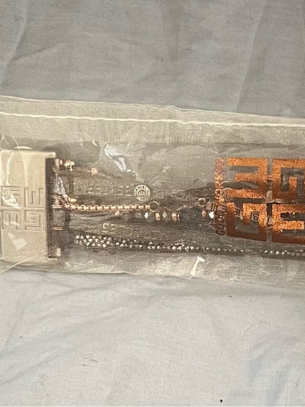 Brand New with tags and mesh gift bag a Multi strand beaded and leather bracelet - Picture 6 of 6